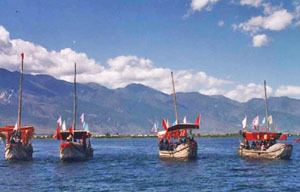 洱海沿岸“耍海会”